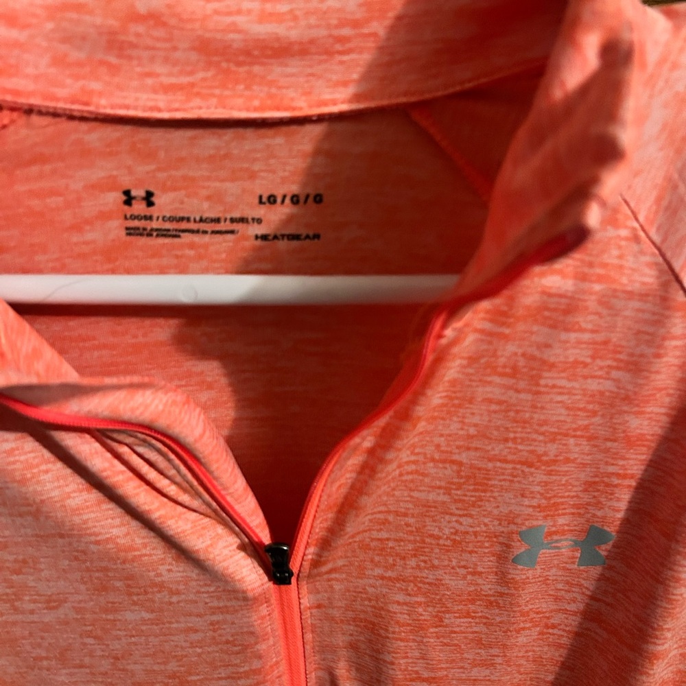 Under Armour Coral HeatGear Zip-Up